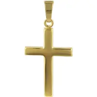 Trendor 35726 Kreuz Gold-Anhänger 333 / 8 Karat 21 mm