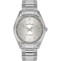 Jacques Lemans 50-3B Herrenuhr Derby Edelstahl/Hellgrau