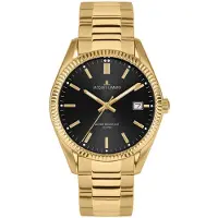 Jacques Lemans 50-3M Herrenuhr Derby Goldfarben/Schwarz