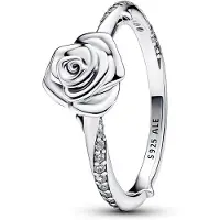 Pandora 193215C01 Damenring Blühende Rose Silber