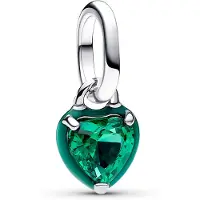 Pandora 793042C03 Anhänger Silber Grünes Chakra-Herz