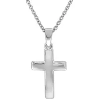 Trendor 35868 Kinder Halskette mit Kreuz 925 Silber