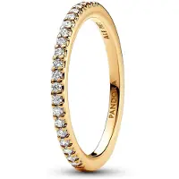 Pandora 162999C01 Damen-Ring Funkelndes Band Goldfarben