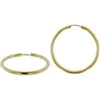 Trendor 51174 Ohrringe Creolen Gold 333 / 8K Breite 2,5 mm Ø 38 mm