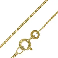 Trendor 39699 Panzerkette Gold 333/8K Collierkette 1,2 mm