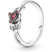Pandora 190017C01 Damenring Disney Schöne und das Biest Rose