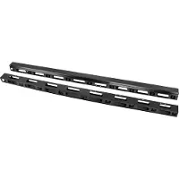Lanberg vertical cable management panel 42U 2x for 19inch free-standing cabinets FF01 + FF02 black
