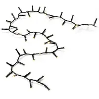 Konstsmide Micro LED Compactlights, 1000 warm weiße Dioden, 30V, Außen (IP44), schwarzes Kabel - 3870-100