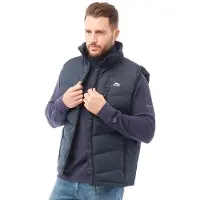 Trespass Herren gefütterte Weste Brecker Marineblau