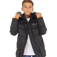 Bench Junge Calcott Parka Jacke Schwarz