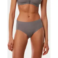 Triumph Klassischer Damenslip mit hoher Taille Flex Smart 10213145 Grau