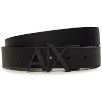 Armani Exchange für Herren. 951017CC50561120 Schwarzer Ledergürtel (30), Lässig, Klassisch
