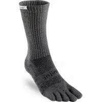 Injinji Trail Midweight Crew Coolmax (Polyesterfasern) Socken Grau EU 40 1/2-44 Herren,Damen Grau EU 40 1/2-44