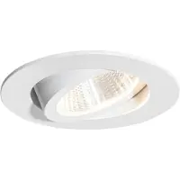 QAZQA Professional - Modern Bad I Badezimmer Einbau-Strahler weiß 6,8 cm inkl. LED 750 lm dimmbar IP65 - Gaius - Aluminium Rund - I (nicht austauschbare) LED