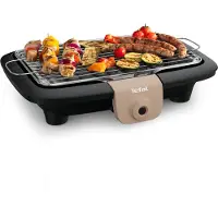 Tefal BG90C8, Schwarz, Graubraun, Thermoplast, Tisch, Feuerrost, 370 x 235 mm, 1 Zone(n)