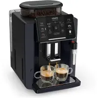 Krups Sensation C50 EA910B, Espressomaschine, 1,7 l, Kaffeebohnen, Eingebautes Mahlwerk, 1450 W, Schwarz, Heidelbeere