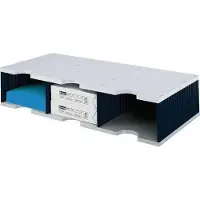 Styro Grundeinheit 3Jumbo Styrodoc 72,3x15,3x33,1cm grau/schwarz