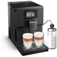 Krups Intution Preference EA875U10, Espressomaschine, 3 l, Gemahlener Kaffee, Eingebautes Mahlwerk, 1450 W, Schwarz