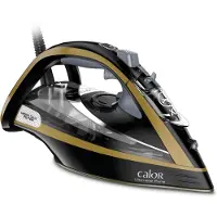 Calor FV9839C0 DampfbÃ1/4geleisen, Duriliumsohle, 3000 Watt, Vertikaldampf, Anti-Kalk, Abschaltautomatik