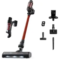 Rowenta X-Pert 7.60 Animal Akkustaubsauger RH6A73, 2-in-1-Stabstaubsauger, Beutellos, Schwarz, Rot, Rechteckig, Trocken, Zyklonal