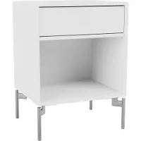 Montana - Dream Nachttisch mit Beinen, new white