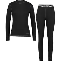 Icepeak Baselayer-Set Iveye Underwear Set Damen Black-M