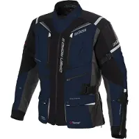 Büse Open Road III Blau Schwarz Wasserdichte Textiljacke Größe 50