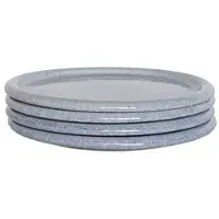 Fonq Bold Frühstücksteller Blau - Ø22 cm (4er Set)