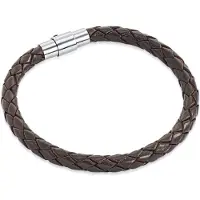 Rafaela Donata Leder-Armband Echtleder in braun | Gr.: 17 cm