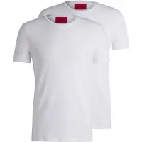 HUGO Herren - -Rund T-Shirts Zwei-Pack - Weiß