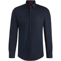 HUGO Slim-Fit Hemd aus bügelleichter Baumwoll-Popeline Grösse 38