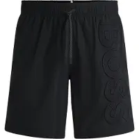 BOSS Badeshorts mit 3D-Logo-Stickerei Grösse M