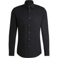 BOSS Slim-Fit Hemd aus elastischer Baumwoll-Popeline mit bügelleichtem Finish Grösse 46