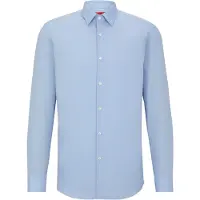 HUGO Slim-Fit Hemd aus bügelleichter Baumwoll-Popeline Grösse 39