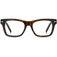 BOSS Brillenfassung aus Acetat in Horn-Optik mit charakteristischen goldfarbenen Akzenten Grösse ONESI