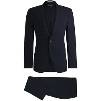 BOSS Slim-Fit Zweiteiler aus Stretch-Wolle Grösse 25