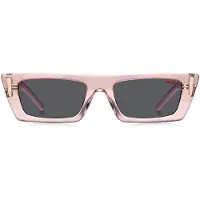 HUGO Sonnenbrille aus rosafarbenem Acetat mit 3D-Monogramm Grösse ONESI