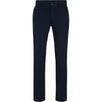 BOSS für Herren. 50510933 Marineblaue schmale Chino-Hose (31/34), Lässig, Baumwolle
