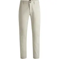 BOSS Slim-Fit Hose aus überfärbtem elastischem Satin Grösse 33/32