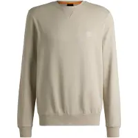 BOSS Sweatshirt aus Baumwoll-Terry mit Logo-Patch Grösse XXXL