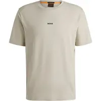 BOSS Relaxed-Fit T-Shirt mit geschichtetem Logo-Print Grösse XL