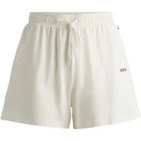 BOSS Pyjama-Shorts aus elastischer Baumwolle mit Logo-Kordeln Grösse M