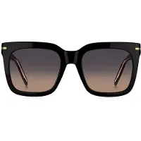 BOSS Sonnenbrille aus schwarzem Acetat mit goldfarbenen Metalldetails Grösse ONESI