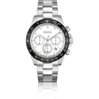 HUGO BOSS Boss Herrenuhr Chronograph Quarz Analog Edelstahl Kalender wasserdicht 50m