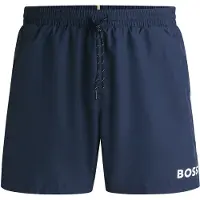 BOSS Badeshorts mit kontrastfarbenem Logo und Paspelierung Grösse 5XL