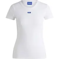 HUGO T-Shirt "Easy Tee" mit HUGO Aufnäher