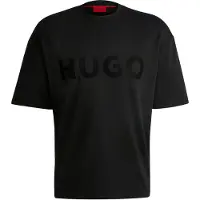 HUGO Oversized-Fit T-Shirt aus Baumwolle mit reflektierendem Logo Grösse L
