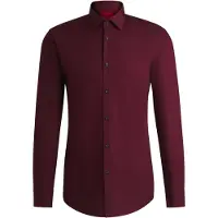 HUGO Slim-Fit Hemd aus bügelleichter Baumwoll-Popeline Grösse 45