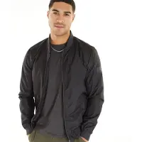 Avant Garde Herren Bomberjacke Schwarz