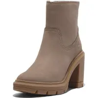Timberland Allington Heights Mid Zip Up Boot Taupe Nubuck Größe: 38.5 | Stiefel Outlet | Damen | Schwarz